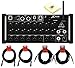 Behringer X Air XR18 18-Channel 12-Bus Digital Mixer for iPad Android Tablets with 16 Programmable MIDAS Preamps, Integrated Wifi Module & Multi-Channel USB Audio Interface Package with 4 Senor Cable
