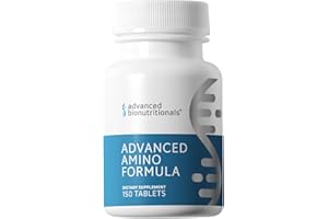 Advanced Bionutritionals – Advanced Amino Formula Tablets, Amino Acid Supplement, Build Muscle, Post Workout Recovery, Energy, Stamina, Non-GMO, Gluten Free, Dairy Free, Vegan (150 Tablets)