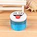 Slime,Vibola Fluffy Slime, Baby Fun Toys Crystal Smile Face Magic Colored Clay Mud Intelligent Hand Gum Slime Plasticine Rubber Mud Playdough Gifts Random expression (Blue)