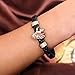 CG Costume Bleach Bracelet Black Leather Ichigo Kurosaki Alloy Cosplay Costume