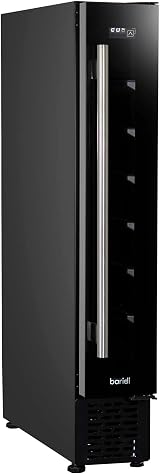 Dellonda Baridi 7 Bottle Slim Wine Cooler Digital Touch 15cm Black DH76 view 3
