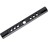 NICEYRIG 5 Inch 15mm Rod Aluminum Alloy Cheese Rod with 1/4 3/8 Locating Holes Applicable for DSLR 15mm Rod Rail System - 544