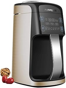 Joyoung DJ13U-P10 Superfine Grinding Automatic Hot Soy Milk Maker with Preset Time and Temperature Function, Touch Screen, 900~1300ML