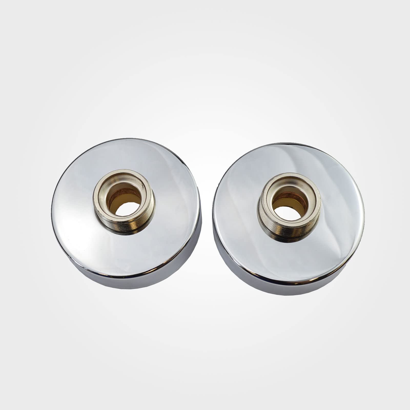 Round Chrome Easy Fast Fit Fixing kit for Exposed Thermostatic Shower Mixer Bar Valves Brass Made