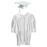Happy Graduates Small White Shiny Child Graduation
