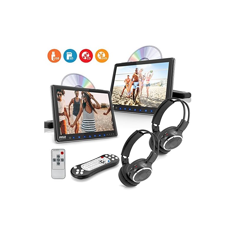 Universal Car Headrest Mount Monitor 9.4 Inch Vehicle Multimedia CD