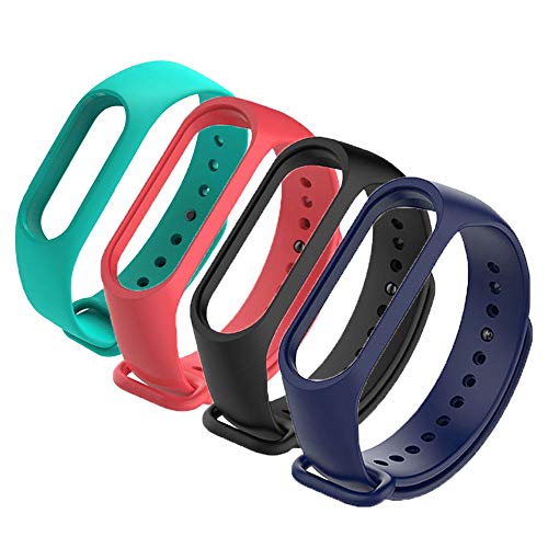 Bracelets De Rechange Pour Mi Band 3/4 – Lot De 2, Silicone TPU, Réglables, Plusieurs Couleurs