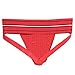 GOLBERG G Athletic Supporter - Naturally Contoured Waistband - (Cardinal Red, Small / 28-32 Waist)