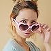 VANKER 1X Pink Fashion Cute Women Lady Girl Oversized Heart-Shaped Plastic Frame Retro Sunglasses Eyeglasses Glasses