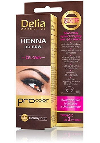 Delia Henna Eyebrow Tint Gel (Dark brown)