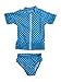 SwimZip Little Girl Sassy Surfer Rash Guard Swimsuit Set