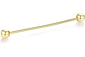 HONEY BEAR 2.52inch Mens Shirt Collar Bar Pin Clips Clasp Set Business Gift 6.4cm