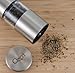 Ozeri Fresko Stainless Steel Salt and Pepper Mill and Grinder, Silver