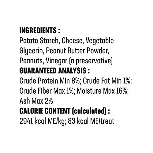 HIMALAYAN DOG CHEW CHURRO YAK CHEESE DOG CHEWS, 100% NATURAL, LONG LASTING, GLUTEN FREE, HEALTHY & SAFE DOG TREATS, LACTOSE & GRAIN FREE, PROTEIN RICH, REAL PEANUT BUTTER FLAVOR, 4 CHURROS PER POUCH