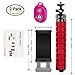 Flexible Tripod, IHUIXINHE Stand Holder, Octopus Style Portable and Adjustable with Bluetooth Wireless Remote Control Shutter,Tripod for Iphone Android Digital Camera Gopro (2 Pack)