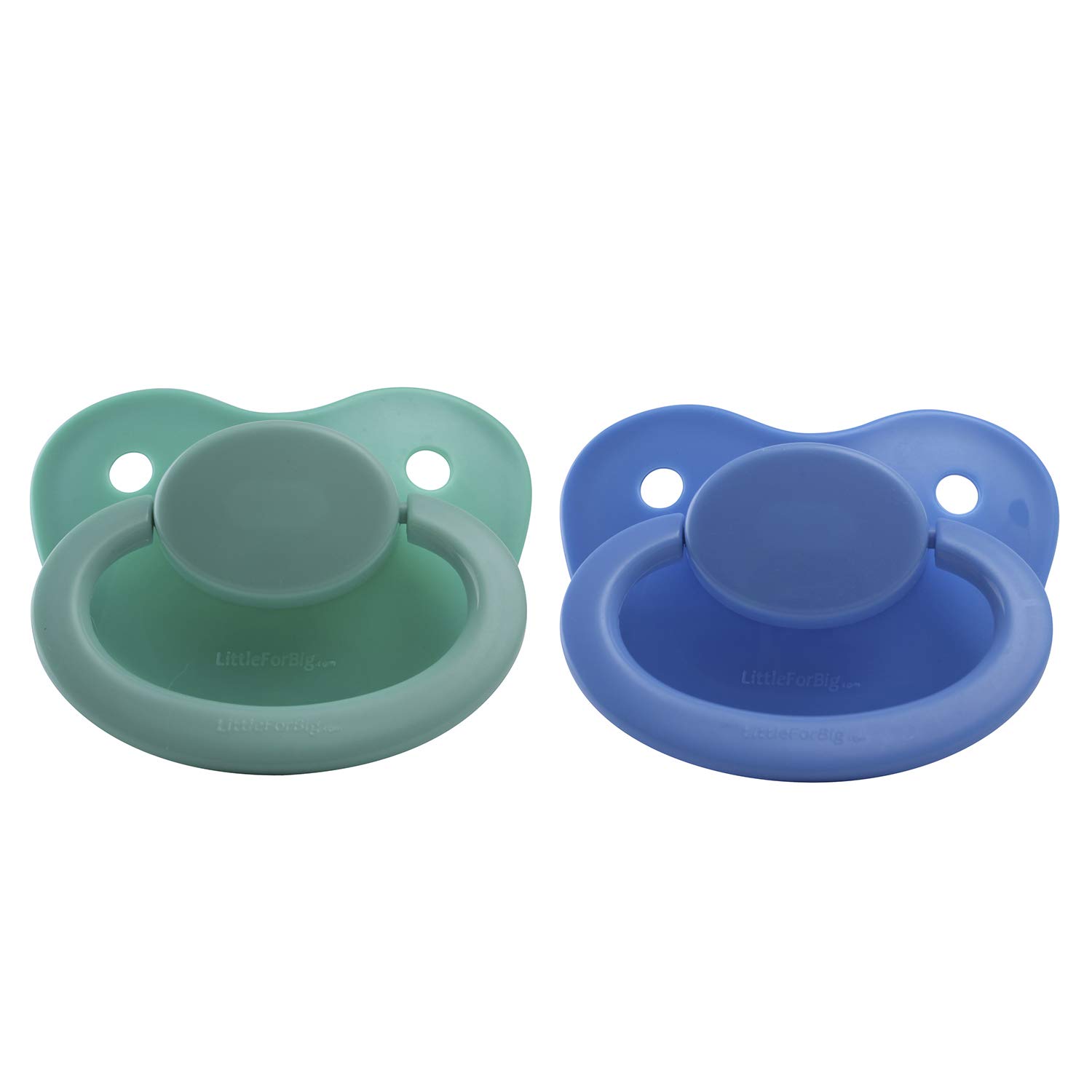 LittleForBig Generation 1 Pacifier Night Glow Set-Blue and Green