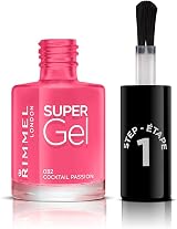 Rimmel Super Gel Cocktail Passion Nail Polish 12ml Gel-Like, Chip Resistant view 2