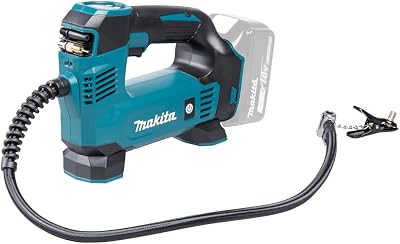 Makita DMP180Z 18V LXT Inflator Cordless Bare Tool Blue/Silver Auto-Stop Gauge