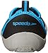 Speedo Women's Water Shoe Zipwalker 4.0 Athletic,Black/Turquoise,9 Womens US