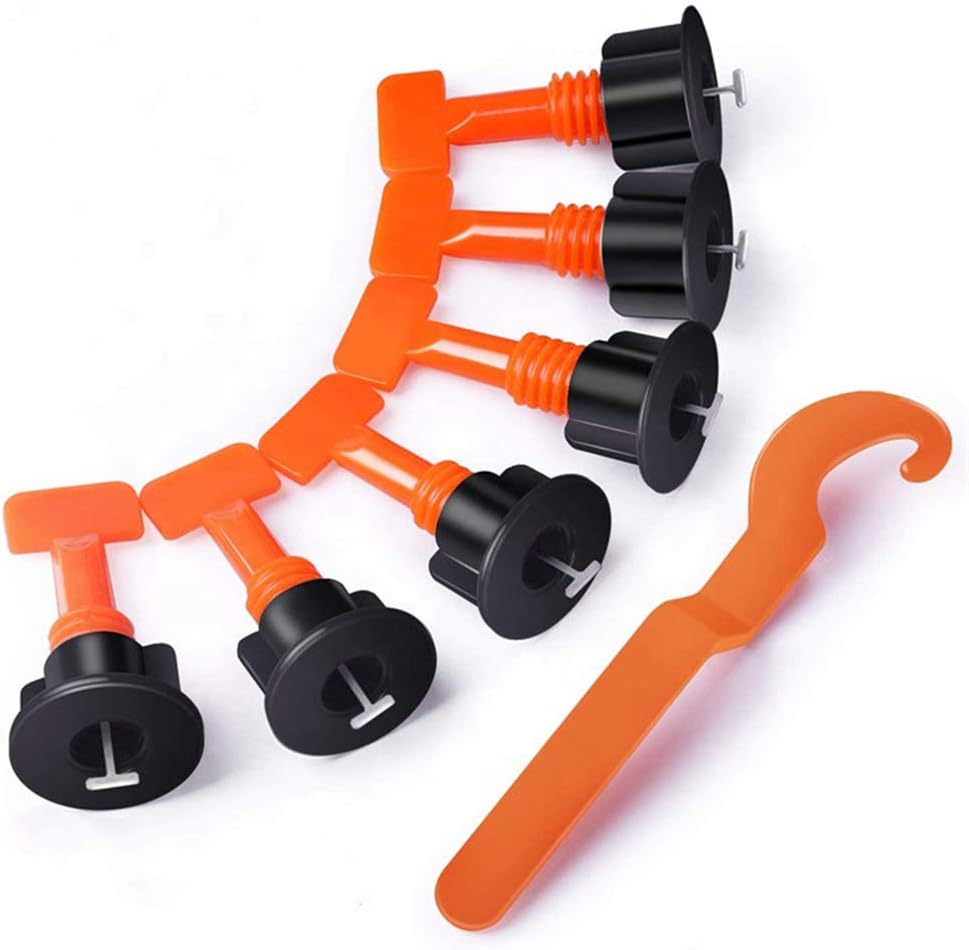 TOPWAY Tile Leveling System 100pcs Pack Reusable Tile Levelers Spacers for Building Walls Floors + Special Wrench - Image 4