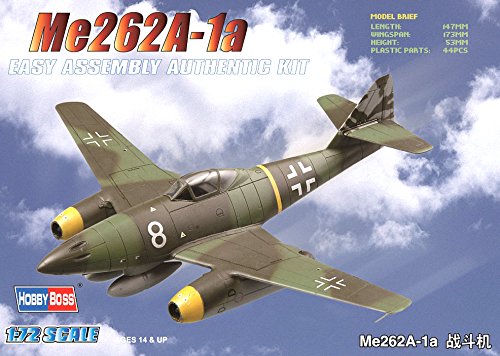 Hobby Boss Me 262A-1a Easy Assembly Kit Airplane Model Building Kit
