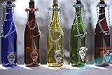 Glass Wine Bottle Bird Feeder - Bird Houses - Gift for Mom - Outdoor - Patio - Handmade Wine Bottle Decor - Gifts for Women - Spring Decor