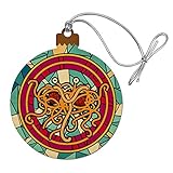 Flying Spaghetti Monster Stained Glass Wood