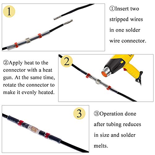 2 220PCS+Solder+Seal+Wire+Connectors