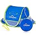 Campela Baby Travel Beach Tent for Infant and Babies - Mosquito Net and Sunshade Portable Newborn Crib Baby Bed Dome Pop up Sun Shelter Anti UV Sun Protection Factor 96.6%