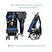 Cosco Simple Fold Travel System with Light and Comfy 22 Infant Car Seat, Sapphire