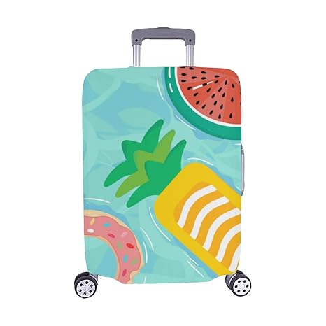 Rebanadas de patrón de sandía de corazón de niña roja ...