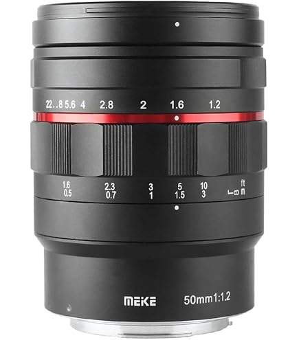 Amazon.com : MEKE 50mm F1.2 Large Aperture Manual Focus Full Frame