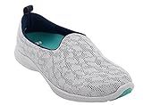Vionic Women's Orthotic Mesh Shoes Slip-on Sneakers Agile Hydra White (9, Medium)