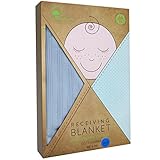 YourEcoFamily Certified Organic Cotton Receiving Blanket - Softest Swaddling Blanket For Your Baby Boy or Girl - High Quality - 40