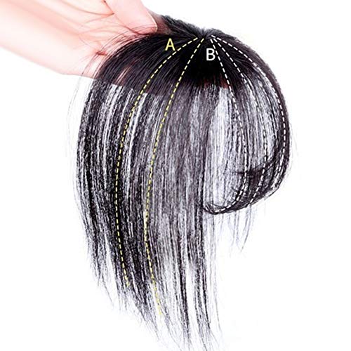 Anniston Hairpiece Fashion 3D Air Fringe Ultra-thin Seamless Fake Bang Wig Hair Extension Hairpiece Hair Scrunchies Updo Hair Bun Hair Accessories for Women – Natural Color