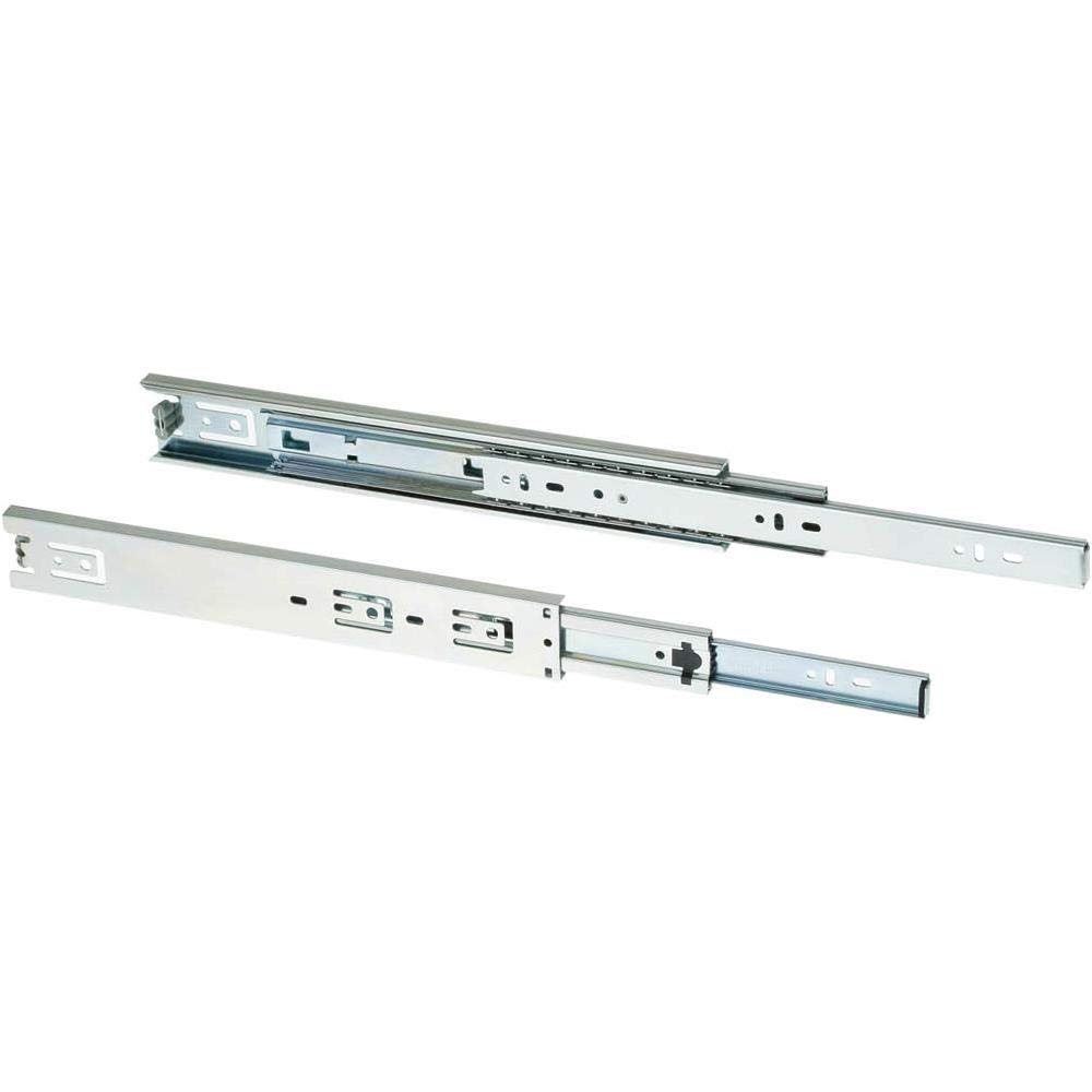 Shop Fox D3029 14-Inch Full Ext Drawer Slide 100-Pound Capacity Side Mount, Pair