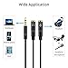 Headset Adapter for Headsets with Separate Headphone and Microphone Plugs 3.5mm Stereo Audio Male to 2 Female Headset Mic Y Splitter Cable Adapter(Black)