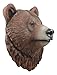 Ebros Brutus Realistic Large Brown Grizzly Bear Head Wall Decor 3D Plaque 15.5