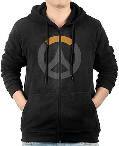 Men Hoodie Overwatch Logo Zip Sweatshirt