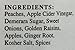 Holmsted Fines Chutney (Peach, 12 ounces)