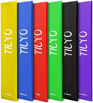 Resistance Loop Exercise Booty Bands, 5 Set Workout Hip Bands for Women/Men Legs Arms Stretch Training,Non-Slip Elastic Bootie Band for Home Gym Yoga Pilates ,Physical Therapy and Fitness Training