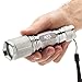Premium Quality Bright LED Tactical Torch Flashlight With Built-In Rechargeable Battery - 3 Modes - Adjustable Focus Zoom Lens - Excellent For Hiking, Camping, Blackouts & Emergencies