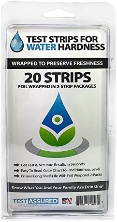 Water Hardness Test Strips - Wrapped In Foil Packs To Preserve Freshness Tests In Seconds