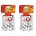 COMMAND Wire Hooks, 18 Pieces, Indoor White, Holds .5 Lbs.,18 Small Hooks