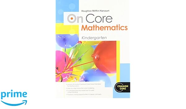 Houghton Mifflin Harcourt On Core Mathematics Student Workbook Grade 3