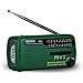 AZDeal Portable Emergency Solar Crank AM/FM/Radio with LED Flashlight Cell Phone Charger Green (DE-13)