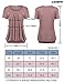 Jazzco Women's Scoop Neck Short Sleeve Pleated Blouse T Shirt