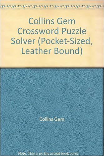 Collins Gem Crossword Puzzle Solver Pocket Sized Leather - 