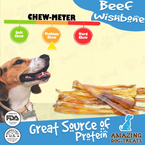 Regular Wishbone Beef Tendon Dog Chews Natural Beef Tendons for Dogs