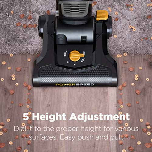 eureka PowerSpeed Bagless Upright Vacuum Cleaner, Pet Turbo, Black Pricepulse